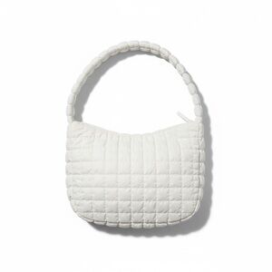 Large White Quilted Women's Bag